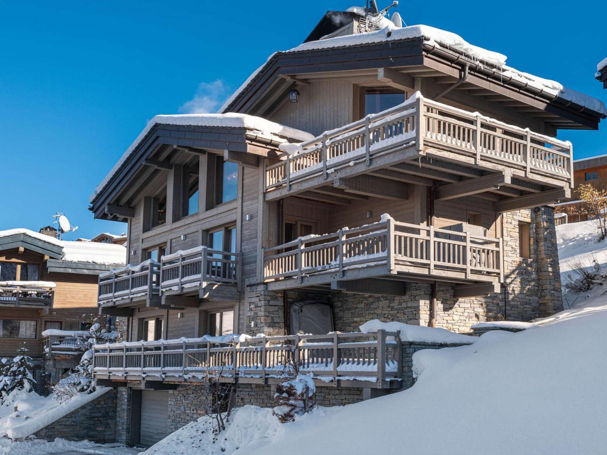 Chalet De Luxe Avec Jacuzzi Et Garage A Courchevel - Fr-1-563-30 Villa Exterior photo